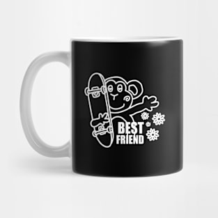 Best Friend Skateboard Mug